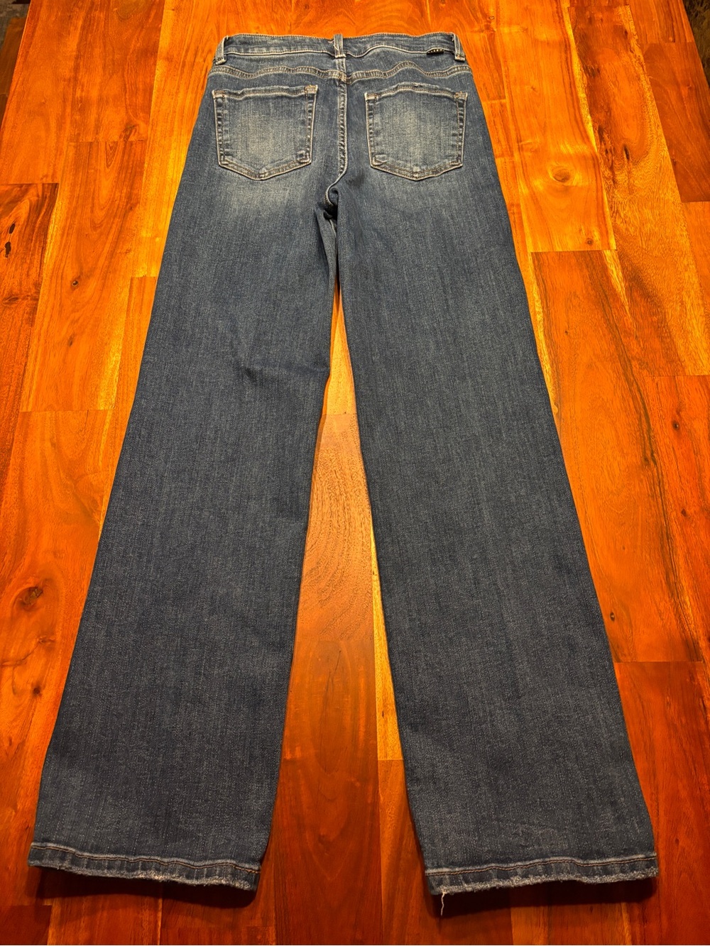 RISEN Seamed High Rise Wide Leg Jeans - Size 27 - Picture 3 of 7